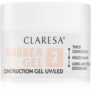 Claresa Rubber Gel Construction Gel UV/LED Gel pentru extensiile unghiilor culoare 02 45 g-Țena