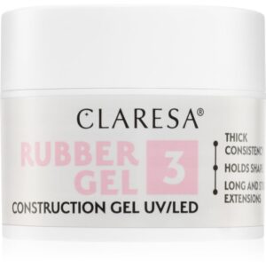 Claresa Rubber Gel Construction Gel UV/LED Gel pentru extensiile unghiilor culoare 03 12 g-Țena