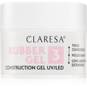 Claresa Rubber Gel Construction Gel UV/LED Gel pentru extensiile unghiilor culoare 03 45 g-Țena