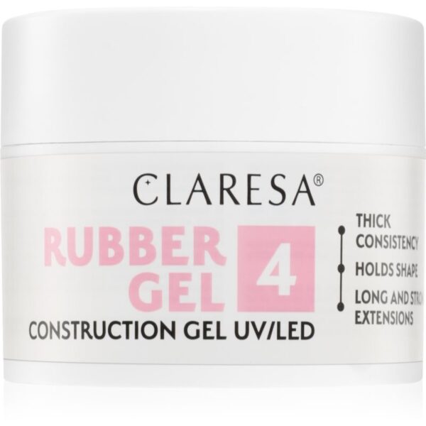 Claresa Rubber Gel Construction Gel UV/LED Gel pentru extensiile unghiilor culoare 04 45 g-Țena