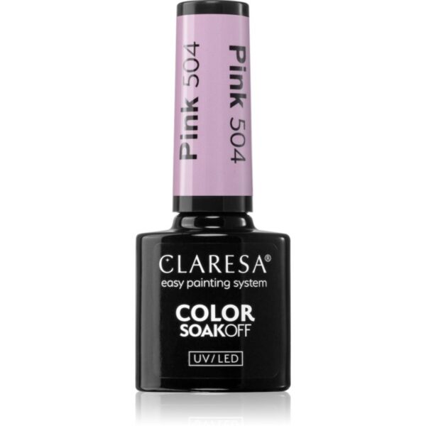 Claresa SoakOff UV/LED Color Balloon Journey lac de unghii sub forma de gel culoare Pink 504 5 g-Țena
