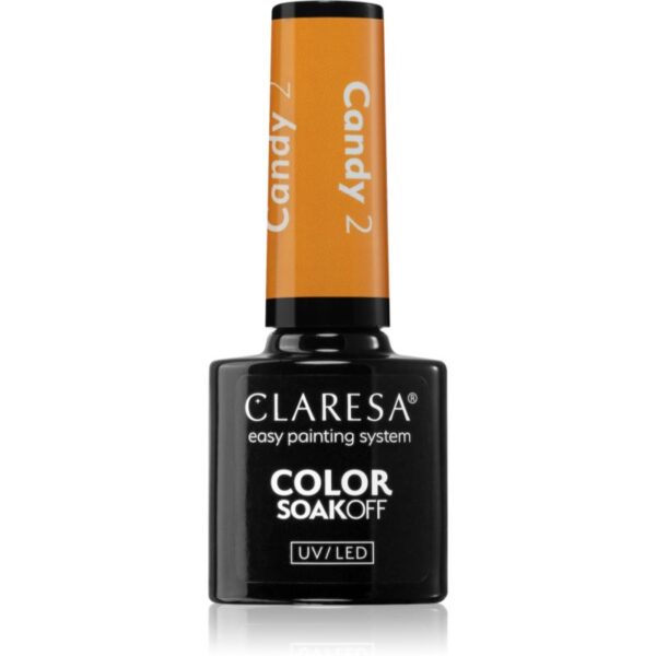 Claresa SoakOff UV/LED Color Candy lac de unghii sub forma de gel culoare 2 5 g-ro