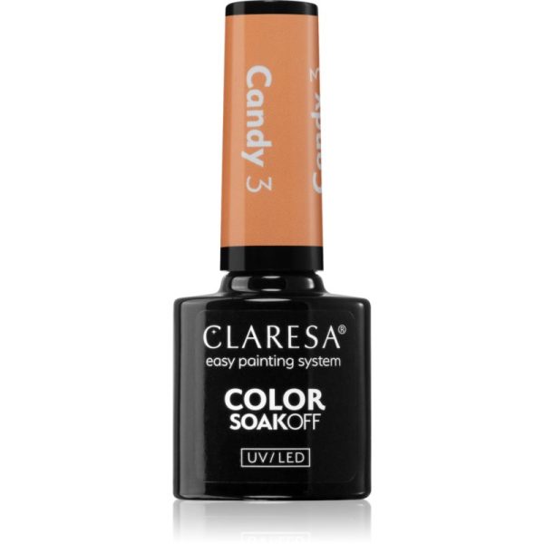 Claresa SoakOff UV/LED Color Candy lac de unghii sub forma de gel culoare 3 5 g-ro