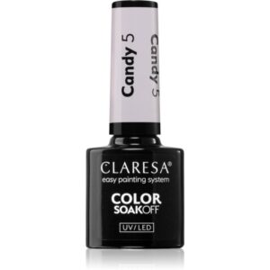 Claresa SoakOff UV/LED Color Candy lac de unghii sub forma de gel culoare 5 5 g-ro