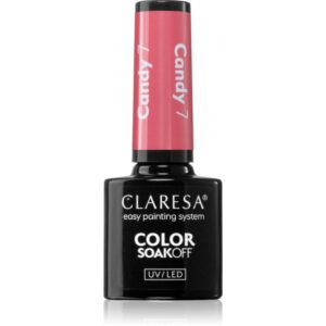 Claresa SoakOff UV/LED Color Candy lac de unghii sub forma de gel culoare 7 5 g-ro
