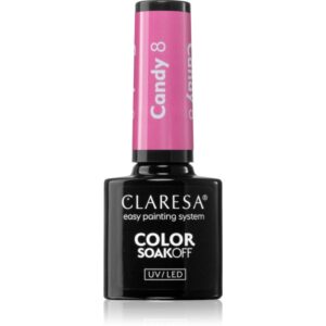 Claresa SoakOff UV/LED Color Candy lac de unghii sub forma de gel culoare 8 5 g-ro