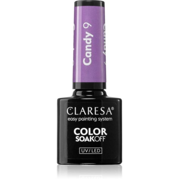 Claresa SoakOff UV/LED Color Candy lac de unghii sub forma de gel culoare 9 5 g-ro
