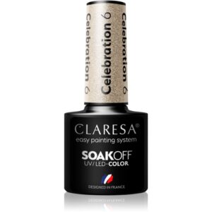 Claresa SoakOff UV/LED Color Celebration lac de unghii sub forma de gel culoare 6 5 g-ro
