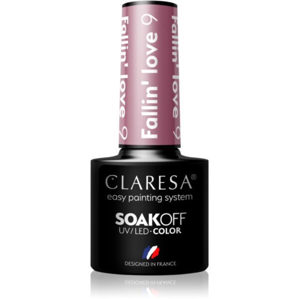 Claresa SoakOff UV/LED Color Fallin' Love lac de unghii sub forma de gel culoare 9 5 g-ro