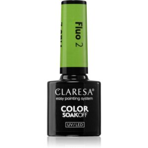 Claresa SoakOff UV/LED Color Fluo lac de unghii sub forma de gel culoare 2 5 g-ro
