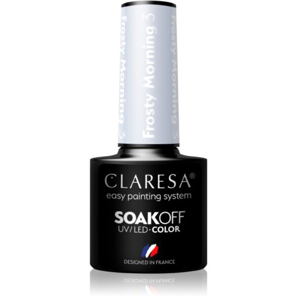 Claresa SoakOff UV/LED Color Frosty Morning lac de unghii sub forma de gel culoare 3 5 g-ro
