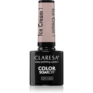 Claresa SoakOff UV/LED Color Ice Cream lac de unghii sub forma de gel culoare 1 5 g-ro