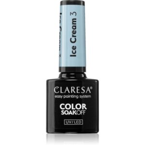Claresa SoakOff UV/LED Color Ice Cream lac de unghii sub forma de gel culoare 5 g-ro