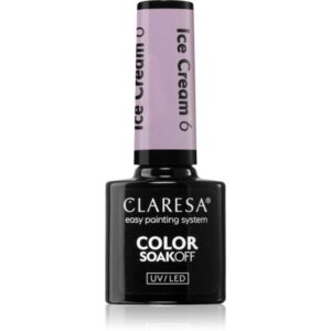 Claresa SoakOff UV/LED Color Ice Cream lac de unghii sub forma de gel culoare 6 5 g-ro