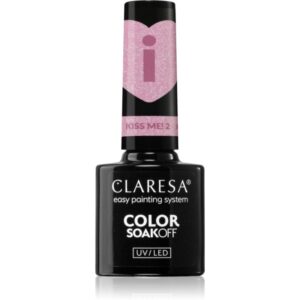 Claresa SoakOff UV/LED Color Kiss Me lac de unghii sub forma de gel culoare 2 5 g-ro