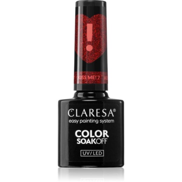 Claresa SoakOff UV/LED Color Kiss Me lac de unghii sub forma de gel culoare 5 g-ro