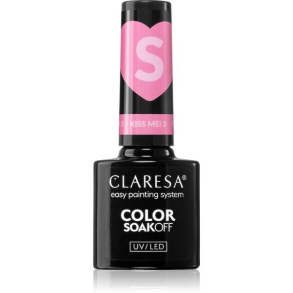 Claresa SoakOff UV/LED Color Kiss Me lac de unghii sub forma de gel culoare 5 g-ro