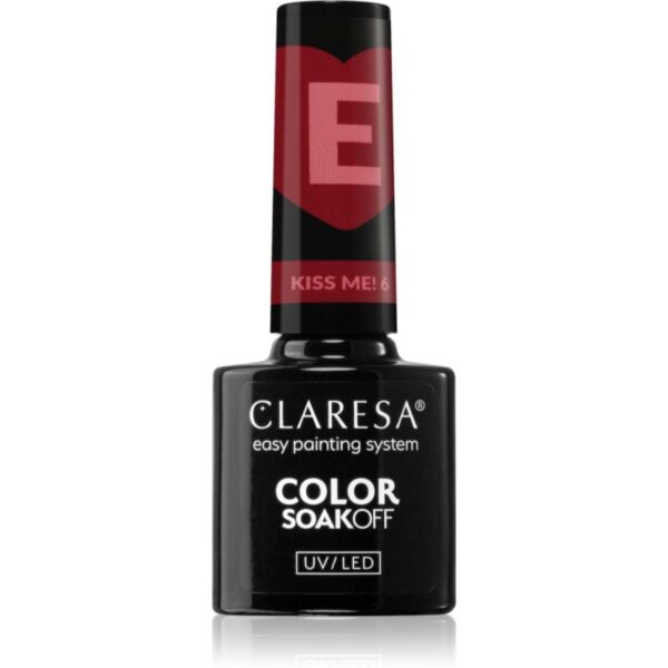 Claresa SoakOff UV/LED Color Kiss Me lac de unghii sub forma de gel culoare 6 5 g-ro