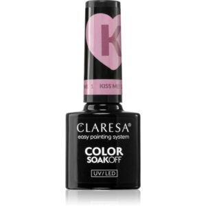 Claresa SoakOff UV/LED Color Kiss Me lac de unghii sub forma de gel culoare KISS ME 1 5 g-ro