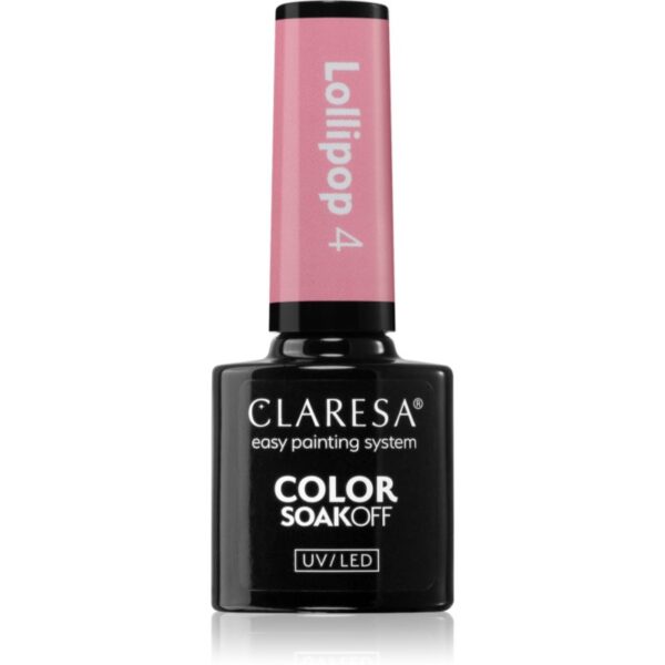 Claresa SoakOff UV/LED Color Lollipop lac de unghii sub forma de gel culoare 4 5 g-ro