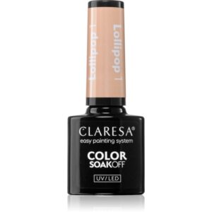 Claresa SoakOff UV/LED Color Lollipop lac de unghii sub forma de gel culoare 5 g-ro