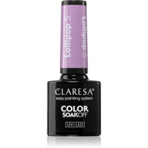 Claresa SoakOff UV/LED Color Lollipop lac de unghii sub forma de gel culoare 5 g-ro