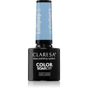 Claresa SoakOff UV/LED Color Lollipop lac de unghii sub forma de gel culoare 6 5 g-ro