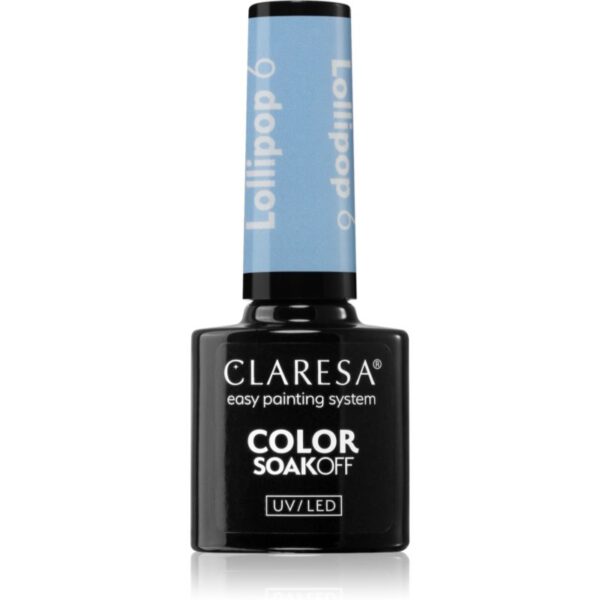Claresa SoakOff UV/LED Color Lollipop lac de unghii sub forma de gel culoare 6 5 g-ro