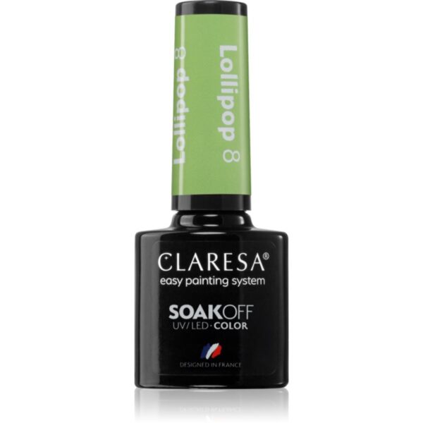 Claresa SoakOff UV/LED Color Lollipop lac de unghii sub forma de gel culoare 8 5 g-ro