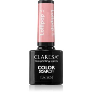 Claresa SoakOff UV/LED Color Lollipop lac de unghii sub forma de gel culoare LOLLIPOP 3 5 g-ro