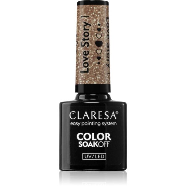 Claresa SoakOff UV/LED Color Love Story lac de unghii sub forma de gel culoare 1 5 g-ro