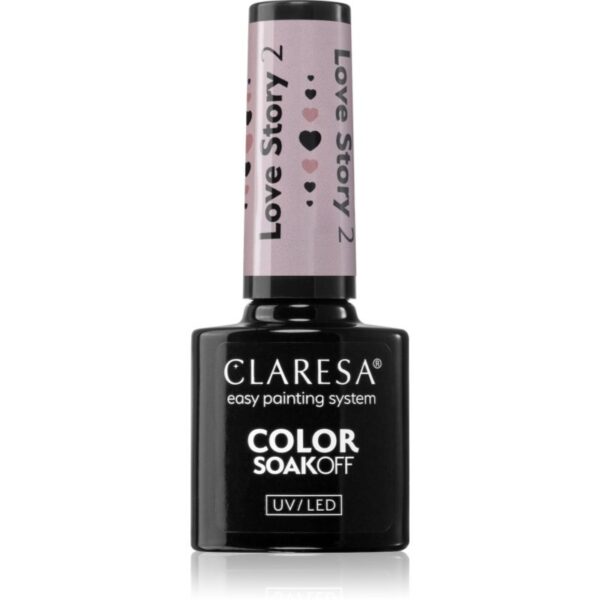 Claresa SoakOff UV/LED Color Love Story lac de unghii sub forma de gel culoare 2 5 g-ro