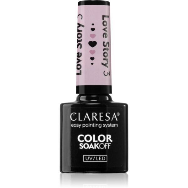 Claresa SoakOff UV/LED Color Love Story lac de unghii sub forma de gel culoare 3 5 g-ro