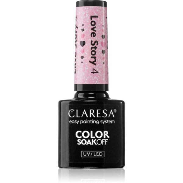 Claresa SoakOff UV/LED Color Love Story lac de unghii sub forma de gel culoare 4 5 g-ro