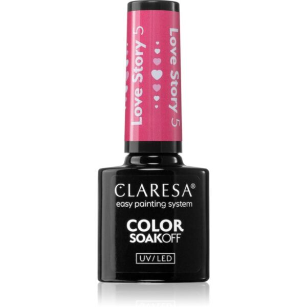 Claresa SoakOff UV/LED Color Love Story lac de unghii sub forma de gel culoare 5 5 g-ro