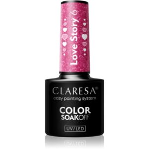 Claresa SoakOff UV/LED Color Love Story lac de unghii sub forma de gel culoare 6 5 g-ro