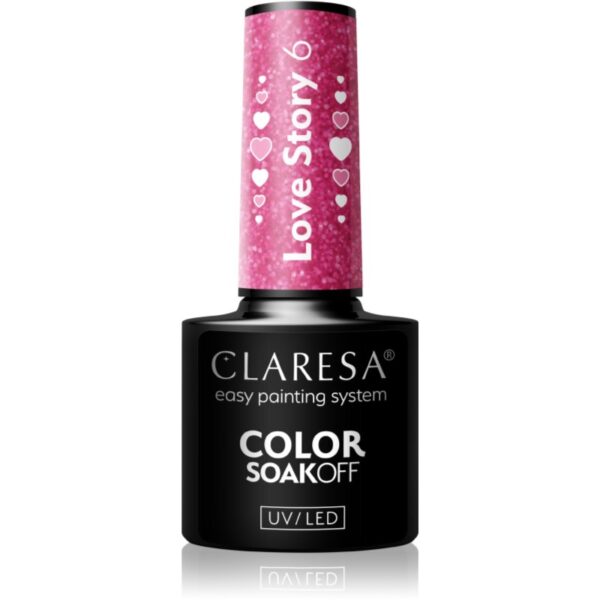 Claresa SoakOff UV/LED Color Love Story lac de unghii sub forma de gel culoare 6 5 g-ro