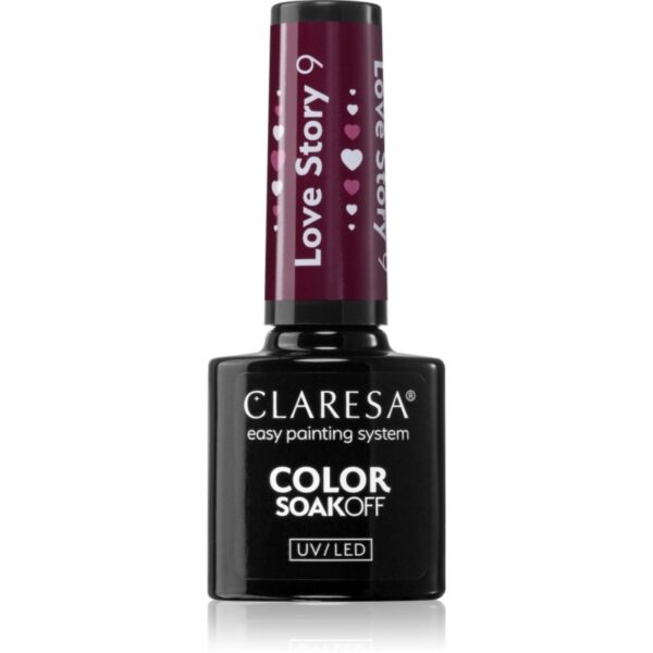 Claresa SoakOff UV/LED Color Love Story lac de unghii sub forma de gel culoare 9 5 g-ro