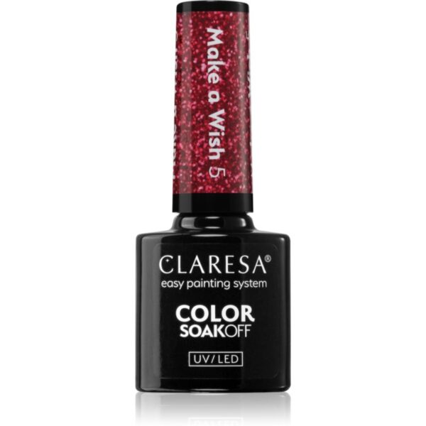 Claresa SoakOff UV/LED Color Make a Wish lac de unghii sub forma de gel culoare 5 5 g-ro