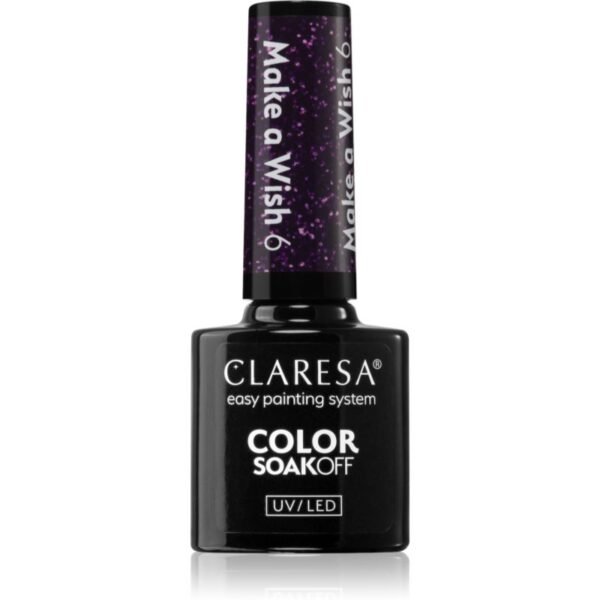 Claresa SoakOff UV/LED Color Make a Wish lac de unghii sub forma de gel culoare 6 5 g-ro