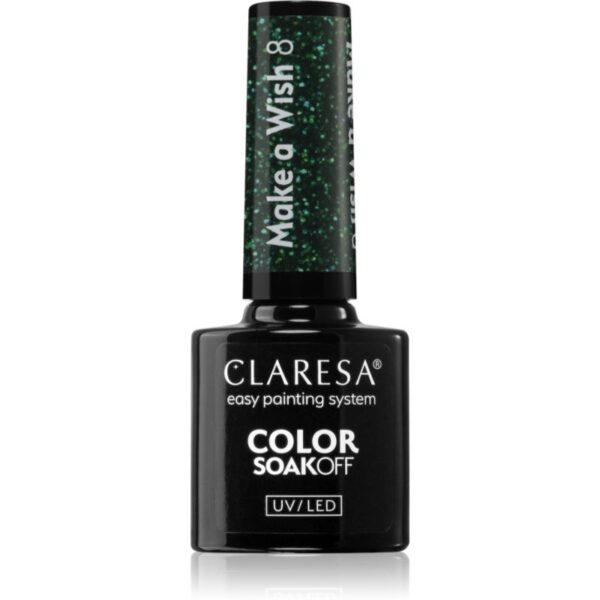 Claresa SoakOff UV/LED Color Make a Wish lac de unghii sub forma de gel culoare 8 5 g-ro