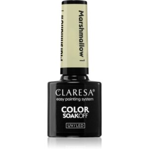 Claresa SoakOff UV/LED Color Marshmallow lac de unghii sub forma de gel culoare 1 5 g-Țena