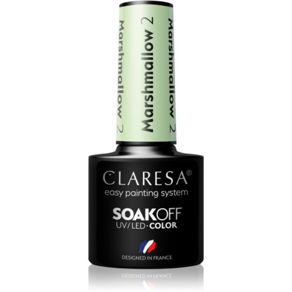 Claresa SoakOff UV/LED Color Marshmallow lac de unghii sub forma de gel culoare 2 5 g-ro