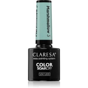 Claresa SoakOff UV/LED Color Marshmallow lac de unghii sub forma de gel culoare 3 5 g-Țena