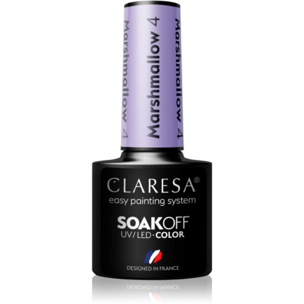 Claresa SoakOff UV/LED Color Marshmallow lac de unghii sub forma de gel culoare 4 5 g-ro