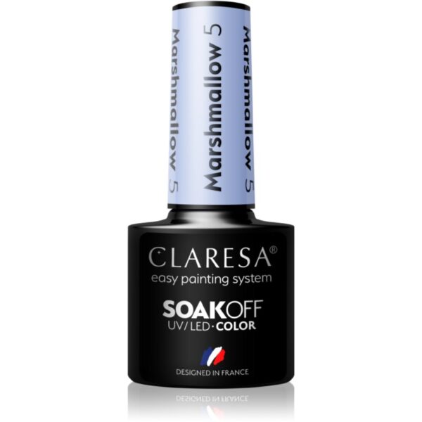 Claresa SoakOff UV/LED Color Marshmallow lac de unghii sub forma de gel culoare 5 5 g-ro