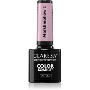 Claresa SoakOff UV/LED Color Marshmallow lac de unghii sub forma de gel culoare 6 5 g-Țena