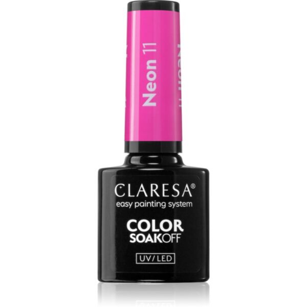 Claresa SoakOff UV/LED Color Neon lac de unghii sub forma de gel culoare 11 5 g-ro