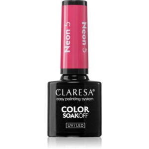 Claresa SoakOff UV/LED Color Neon lac de unghii sub forma de gel culoare 5 5 g-ro