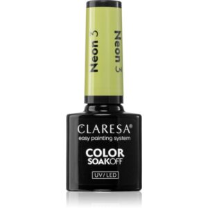 Claresa SoakOff UV/LED Color Neon lac de unghii sub forma de gel culoare 5 5 g-ro